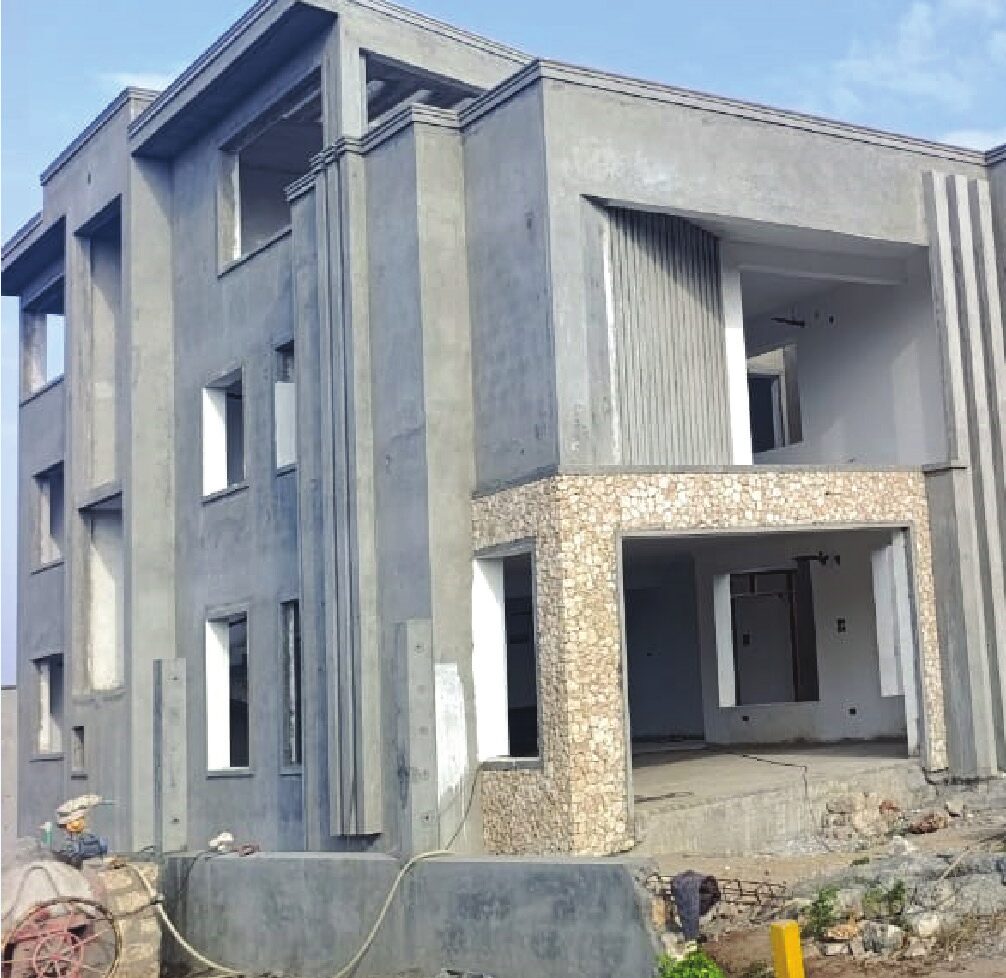 Vipingo villa under construction on site